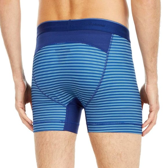 2 Pack Tommy Bahama Mesh Tech Boxer Briefs Underwear $58 Navy Stripes & White - Picture 7 of 16